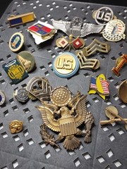 Lot Of Military Themed Pins Military Pin Lot DSTAC