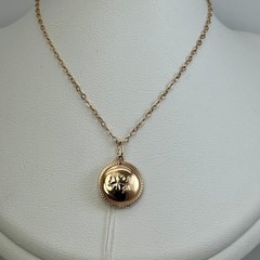 USSR Vintage Original Solid Rose Gold Locket Photo 583 14K 2,56 g. Ukraine 1977