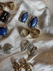 Lot Of Sarah Coventry Vintage Costume Jewelry Rare Earrings One Necklace Brooch