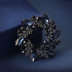 Flower Crystal Brooch For Women Fashion Pin Bouquet Rhinestone Brooches Jewelry
