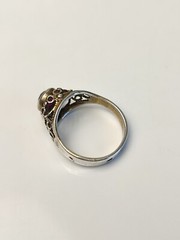 Silver Ring Soviet 875 Ring Unisex Adults vintage silver ring ussr Jewellery