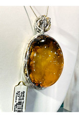 Natural Genuine Russian Baltic Vintage Amber Necklace Egg Yolk Butterscotch 老琥珀