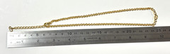 Christian Dior necklace pendant with rhinestones CD logo gold plated Vintage