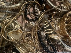 Vintage Mixed Estate Jewelry Mystery Lot – One Gallon Bag – 925 SILVER INCLUDED!