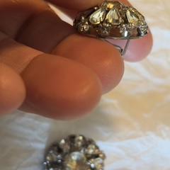 Vintage Fred Block Earrings-circa 1930-50, Older Earrings That Still Sparkle