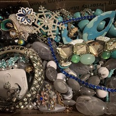 Vintage to Now Jewelry Lot, All Wearable Untested. No Junk. Box D9
