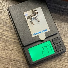 Vintage 925 Sterling Silver “Hayward Wis” Deer Bambi Pendant Bracelet Charm
