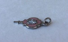 Vintage Martin Sterling Abraham Lincoln Quote “With Malice Toward None” Pendant