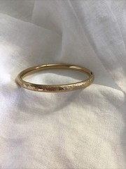 Vintage 14k Gold Filled Childs Bangle Kiddie Kraft