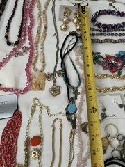 Vintage Jewelry Lot with Various Styles Necklaces/ Earrings/bracelets/ Others
