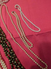 Vintage Fake Pearls Glass And Vintage Clasp Some Silver