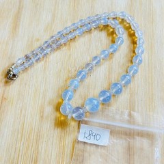 VTG Flapper Opalescent Art Deco Necklace Venetian Glass Murano Italy Graduated