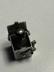 Vintage Sterling Silver Mechanical Pop Up Perfume Bottle Charm Working 1.9g