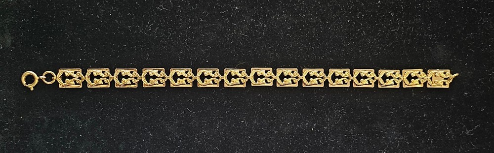 Danecraft Sterling Silver Bracelet 7.5 inches 5.5 grams