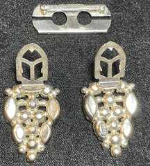VTG SIGNED WEISS RHINESTONE CONVERTIBLE BROOCH DOUBLE FUR/DRESS CLIPS EXCELLENT!