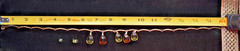 Vtg Sarah Coventry Gold-tone Amber Peridot Green Lucite Teardrops 16″ Necklace