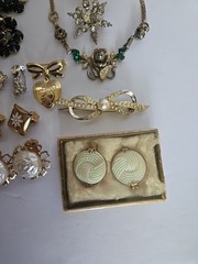 Vtg & Modern & Other Jewelry Lot Earrings Necklaces