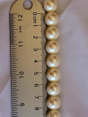 Vintage Two Strand White Pearls Hook Adjustable Clasp