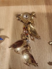 Vintage Hand Signed Lunch At The Ritz Ducks Pierced Ears