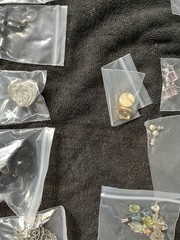Vintage Earrings /Necklace Lot Mixed Costume Jewelry 1lb 5oz