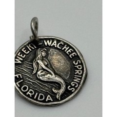 Vintage Weeki Wachee Springs FL Florida Sterling Silver Souvenir Charm