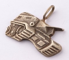 Tank 800 silver Tankman’s badge Armored force Pendant Panzer Military Army force