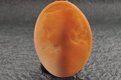 8 items , vintage shell cameo White and brown color (Total 157.5ct) with case.