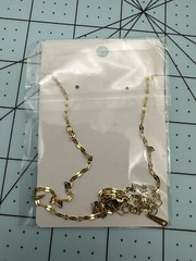 Love Mom Hearts Pendant And Necklace 18”-20” Mom Gift Metal Gold Tone New