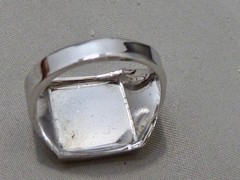 UNCAS VINTAGE MEN’S STERLING SILVER SIGNET RING NO MONOGRAM SIZ 7.5 RING RING