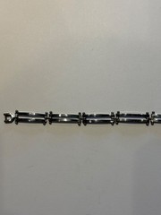 Vintage MCM Sterling Silver Double Bar Link Bracelet – 13.8 Grams