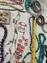 Vintage Jewelry Lot with Various Styles Necklaces/ Earrings/bracelets/ Others