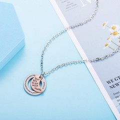 LParkin The Love Between Grandmother and Granddaughter is Forever Necklace