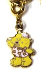 Original Vintage 1980 Strawberry Shortcake Metal 13 Dangle Charm Bracelet