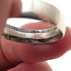 925 Sterling Antique 1911-1936 Australia 1 Florin – George V Coin Ring Size 9.75