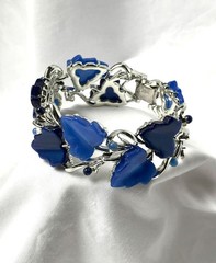 Coro Blue Thermoset Lucite Bracelet – Excellent Condition