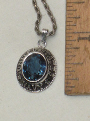 vintage UNITED STATES NAVY Sterling Silver Pendant w/ 30″ 925 chain necklace
