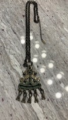 Vintage Tibetian Long Layering Necklace Symbolic for Luck,Perserverence.