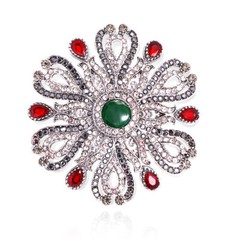 Women Vintage Enamel Flower Brooch Women Men Gorgeous Jewelry Gift Accessories