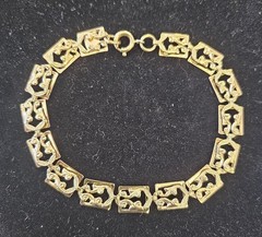 Danecraft Sterling Silver Bracelet 7.5 inches 5.5 grams