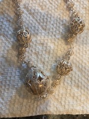 EUC Vintage Italian silver filigree jewelry set 1960’s from ITALY complete set