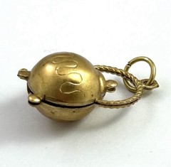 Vintage Charm Pendant Teapot Brass Metal Vintage Jewelry Tea Lover Gift For Her