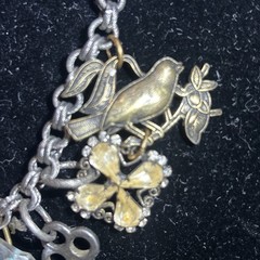 Vintage Inspired 7 Lucky Charms Necklace 26″ Adjustable