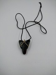 22728 Wire Wrapped Wolf Head African Bloodstone Gemstone nickel-free