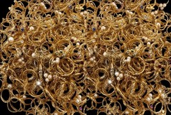200 Vintage Deadstock Gold Plated Adjustable Rings – Massive Bulk Lot!