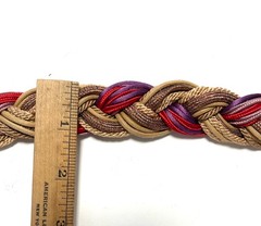 Vintage Neiman Marcus Australia Enamel on Copper Belt Jacqueline Brooks 46” 70s