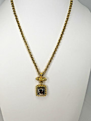 Jewelry Lot 1980s Black and Yellow Gold Tone incl Monet, Trifari, and more
