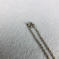 Quarter Miniature 10mm Coin Charm Pendent Necklace Silver tone Vintage 16″ chain