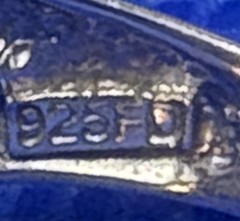 X05 Sculpture Double Criss Cross Modernist 925 Sterling Silver Ring 8g Size 8.5
