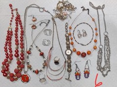 Lot Of Estate Costume Jewelry, 15 Pcs