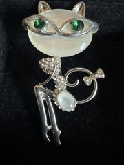 12pc Jewelry Lot Brooches Crystals Van Gogh Estate Excellent New